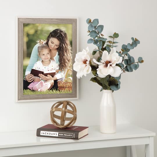Home Graywash & White Frame by Studio Décor